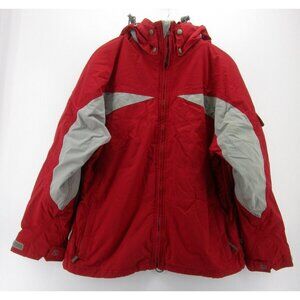 Ride Snowboards Jacket Large Ski Parka Coat Removable Hood Waterproof*